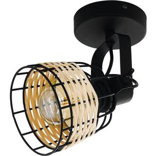 EGLO ANWICK 1 spot, sort/natur