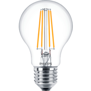 Philips LEDClassic Filament  60W  E27  varm hvid  klar ikke dæmpbar  2-stk  - 8718699664664 ✓ På lager - klar til levering og afhentning