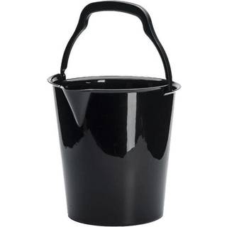 Spand med tud 10L Sort