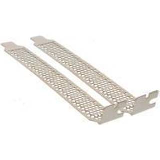 PCI slot bracket - Perforeret - Silver - 2 stk.