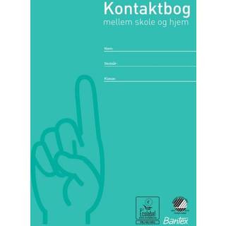 Bantex svanemærket elev kontaktbog A6 grøn