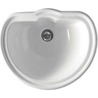 Lavabo Retro 50 porcelænshåndvask, Hvid