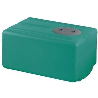 Vandtank CAN-SB, 57 liter, med inspektionsluke, 550 x 390 x 290 mm, polyethylen, grøn