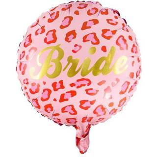 1 stk. Folieballon Bride Rosa-Guld 45 cm – Genopfyldelig med Automatisk Lukkesystem