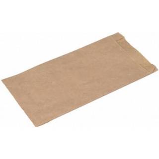 Hotdog pose af papir med fals 19x10cm 40 g/m2 brun
