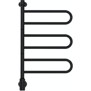 Pax Flex U 3/450 Momento II håndklædetørrer, svingbar, sort, 450 x 760 mm