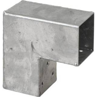 PLUS Cubic hjørnebeslag til 7 x 7 cm stolper, enkelt, stål, 15 x 15 cm