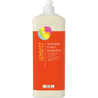 Sonett Skumsæbe til børn med Morgenfrue, Økologisk - 1 liter