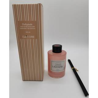 Dacore Duftpinde 120 ml. - Lavendel - Rosa/Sort
