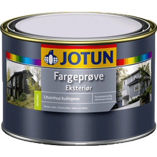 Jotun Farveprøve Eksteriør Hvid-Base 0,45lt - 26ymaaapf ✓ På lager - klar til levering og afhentning