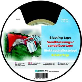 Blæsetape, sort 50 mm x 30 m