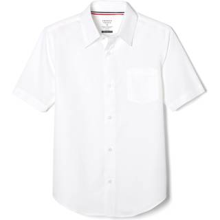 French Toast Boys 'Short Sleeve Classic Poplin Dress Shirt (Standard & Husky) White 20
