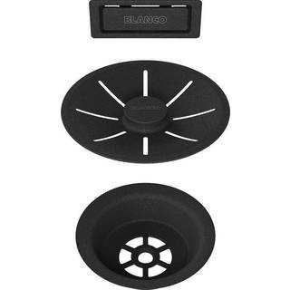 BLANCO Infino sort mat afløbssæt 1x3,5''UXI