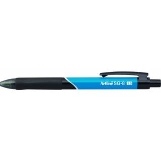 Artline 8810 kuglepen 1,0mm med gummigreb blå