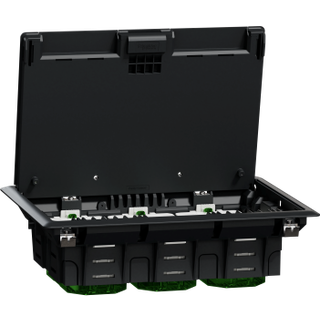 Schneider Gulvboks-l 6 modul plast