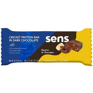 sens - Cricket protein bar - Dark Chocolate - Banana & Chocolate