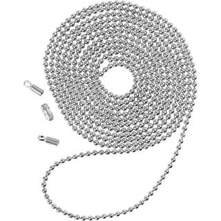 Forsølvet Kuglekæde 1,5 mm - 1 meter