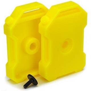 Traxxas - TRX8022A - Fuel canisters (yellow) (2)/ 3x8 FCS (1)