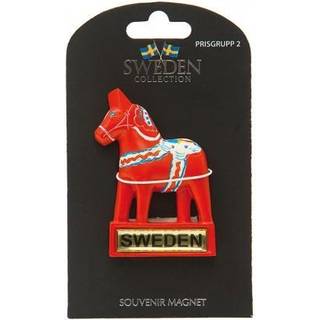 Magnet / Kylskåpsmagnet - Souvenir - Dalahäst / Sverige
