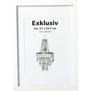Ramme Exklusiv Hvid 13x18 cm