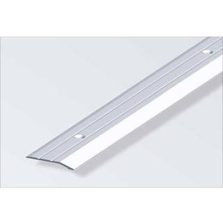 Alfer afslutningsprofil, 30 x 5 mm, alueloxeret, centrerede huller - 1 meter