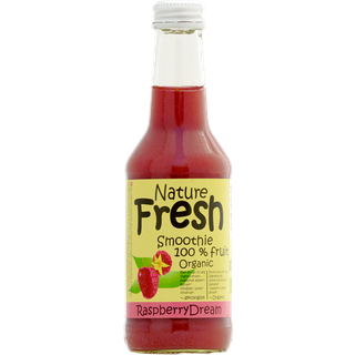 Smoothies Hindbær Økologisk - 250 ml - NaturFresh