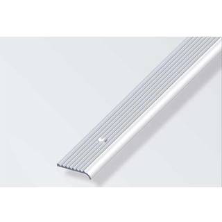 Alfer afslutningsprofil, 25 x 6 mm, alueloxeret, centrerede huller - 1 meter