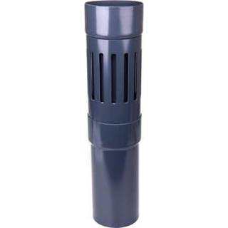 Plastmo altanafløb, PVC, grafit - Ø110 mm