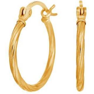 Nordahl Jewellery Trend52 øreringe i forgyldt Ø30mm