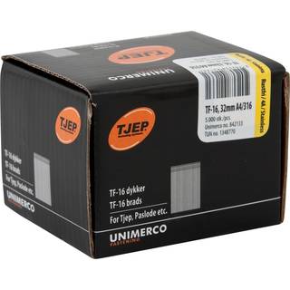 Tjep dykker rustfri A4 TF16 1,6x32 5000stk/pk 842133