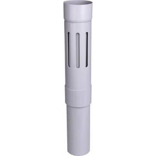Plastmo altanafløb, PVC, grå - Ø75 mm