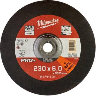 Milwaukee Metalslibeskive Pro+, SG 27/230, 230x6 mm