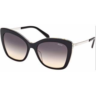 Emilio Pucci EP0190 01B 58 Solbriller Kvinder Black - Shiny Black - 58mm