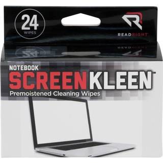 L?s h?jre RR1217 Notebook ScreenKleen Pads klud 7 x 5 White 24/Box