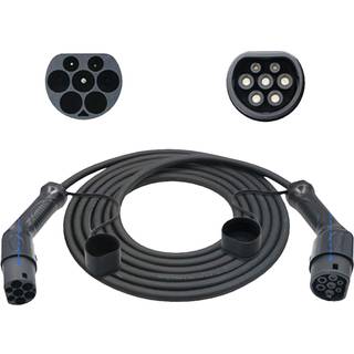 Bil oplader kabel til elbil type 2 16 Amp 3 Fase 11KW - 5m