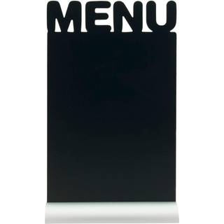Securit Silhouet Alu bordskilt 342x210mm MENU