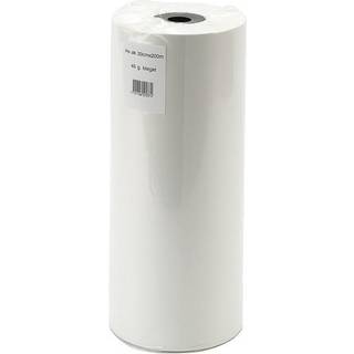 Kraftpapir fidele 46cmx200m 45g hvid