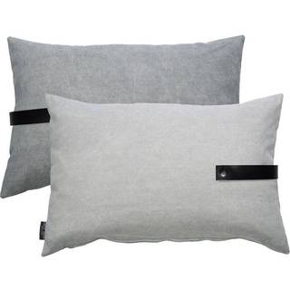Louise Smærup - Pude, canvas - Light Grey (40x60 cm.)