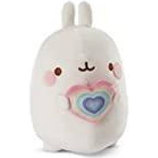 Krammedyr Molang med regnbuehjerte, 12 cm – En elsket stjerne på sociale medier og TV, til at kramme, lege og elske – 48223