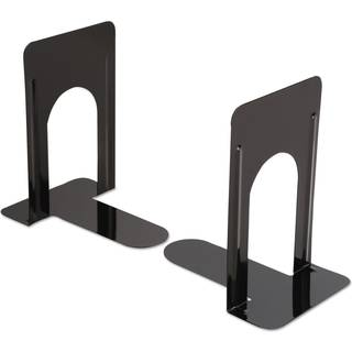 Universal FBA_Unv54095 Economy Bookends Nonsskid 5 7/8 x 8 1/4 x 9 Heavy Gauge Steel Black