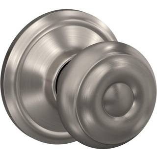 Schlage F10 Geo 619 Georgian Door Knob Hall & Closet Passage Lock Satin Nickel