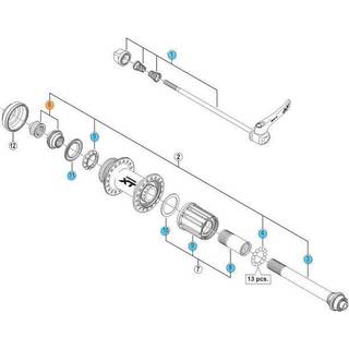 Shimano konus til FH-M785 nav
