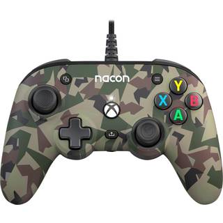 NACON Wired Pro Compact Controller Green Camo - Wired Controller - Microsoft Xbox One