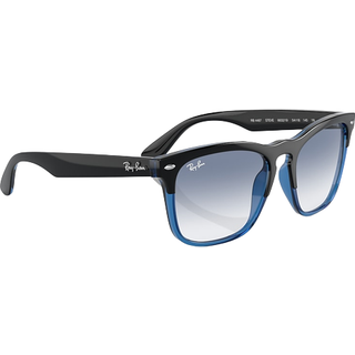 Ray - Ban Unisex RB4487 STEVE 663219 Solbriller Nylon Sort Blå Firkantet Normal Skygge
