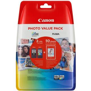 Canon PG-540XL & CL-541XL + (50sider fotopapper, GP-501) 5222B013