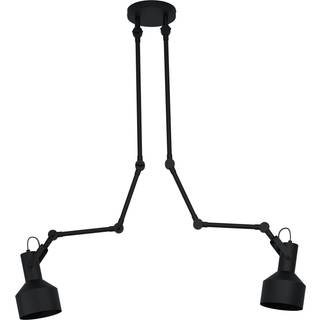 EGLO TAKELEY loftlampe, H132,5 cm, 2 x E27, sort