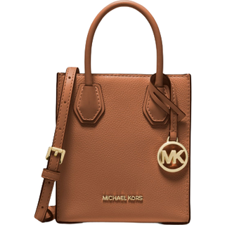 MK Mercer Extra-Small Pebbled Leather Crossbody Bag - Brown - Michael Kors - ONE SIZE