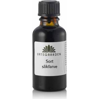 Urtegaarden Sort Slikfarve - 10 ml