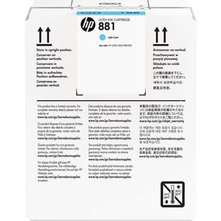 HP 881 / CR335A High Capacity Ligh Cyan Ink - Blækpatron Lys cyan