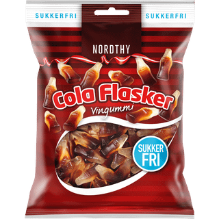 Nordthy Sukkerfri Cola Flasker (80g)